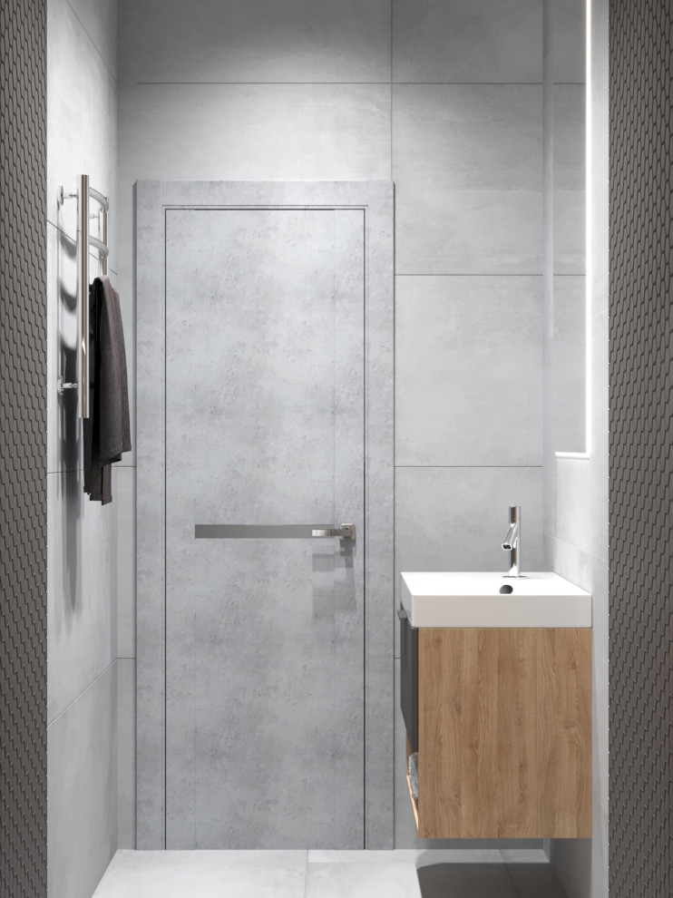 Туалет в стиле лофт