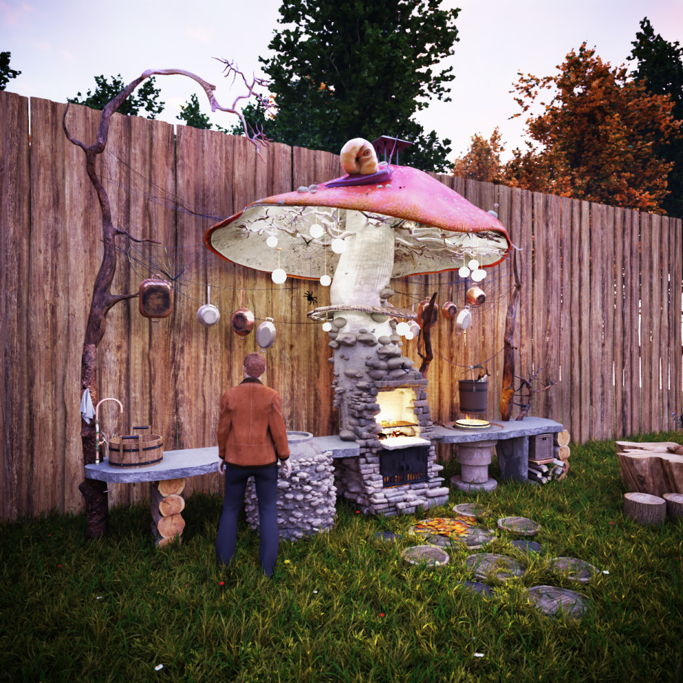 авторский мангал-ГРИБ