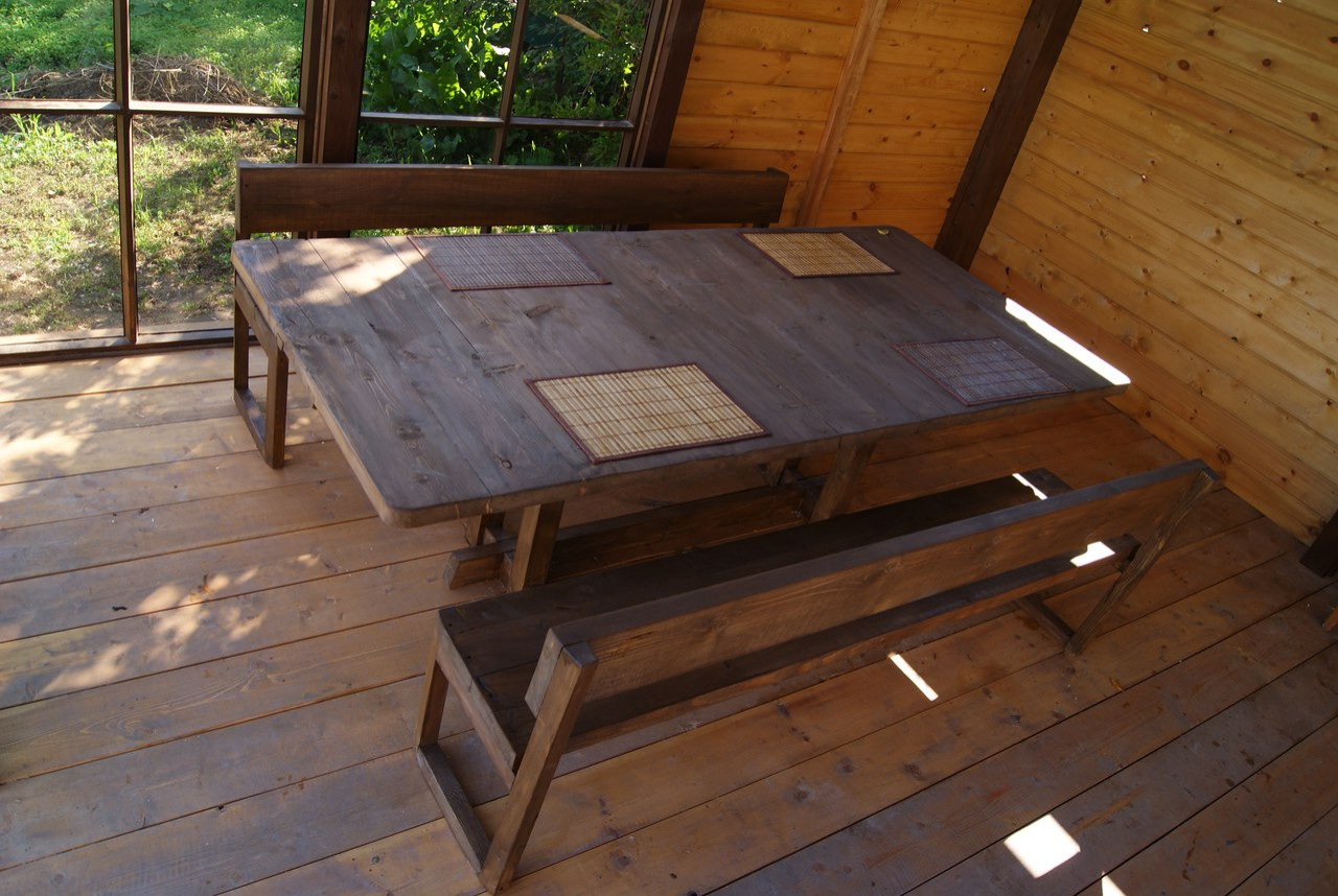 Веранда гостевая с мебелью