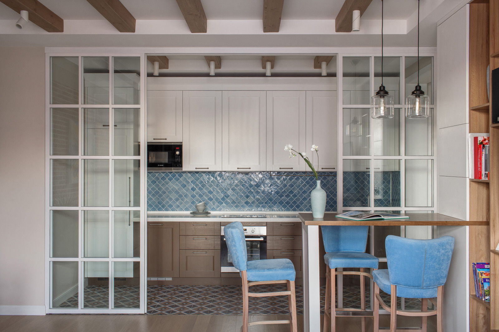 Лёгкий интерьер в Американском стиле