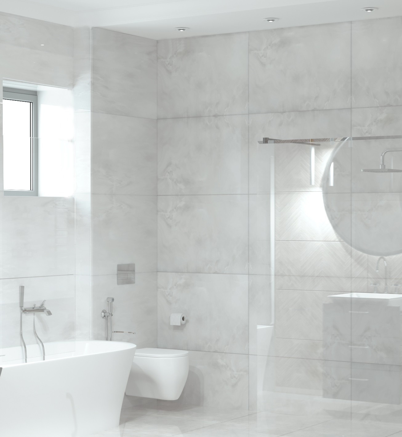 Дизайн частного дома в стиле неоклассика с элементами арт-дэко