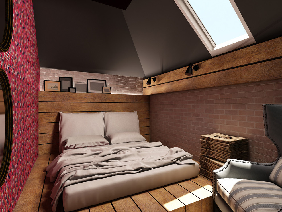 Дерево и кирпич: природный дизайн