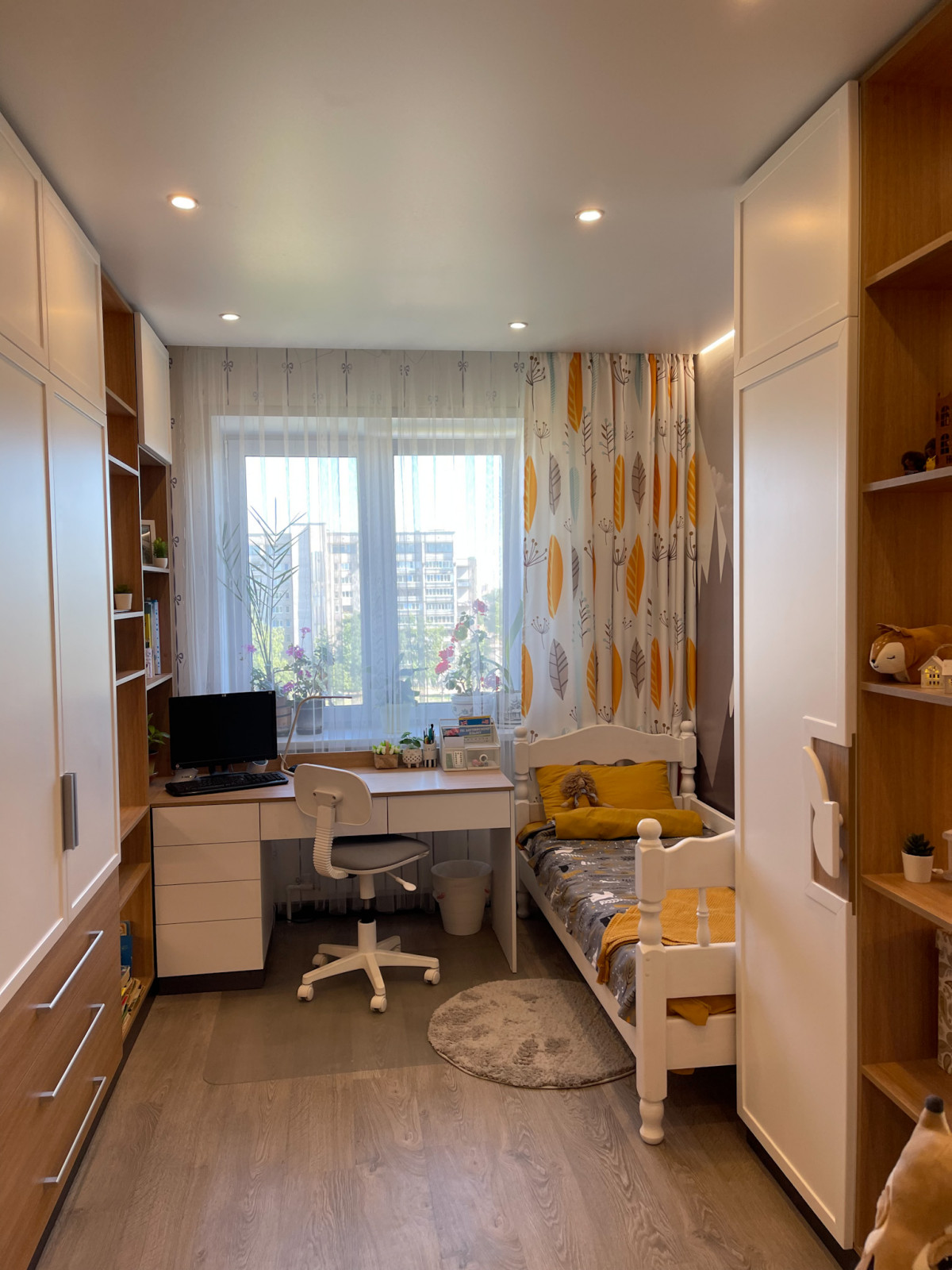 Реализованный проект.Детская для двух девочек.