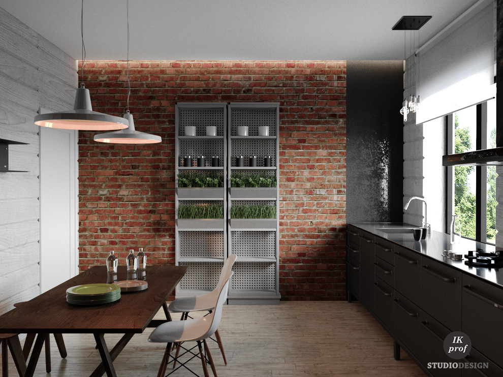 Обложка проекта: Кухня в стиле Лофт