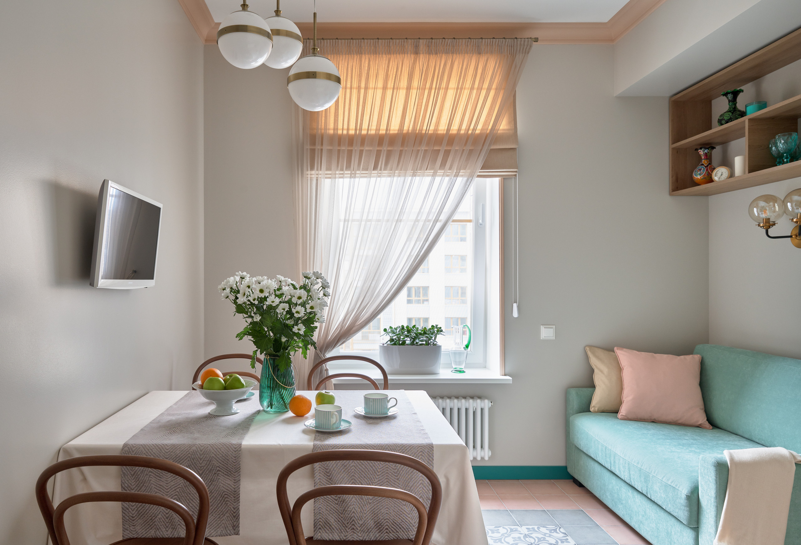 В гостях: Интерьер в оттенках картины из Доминиканы