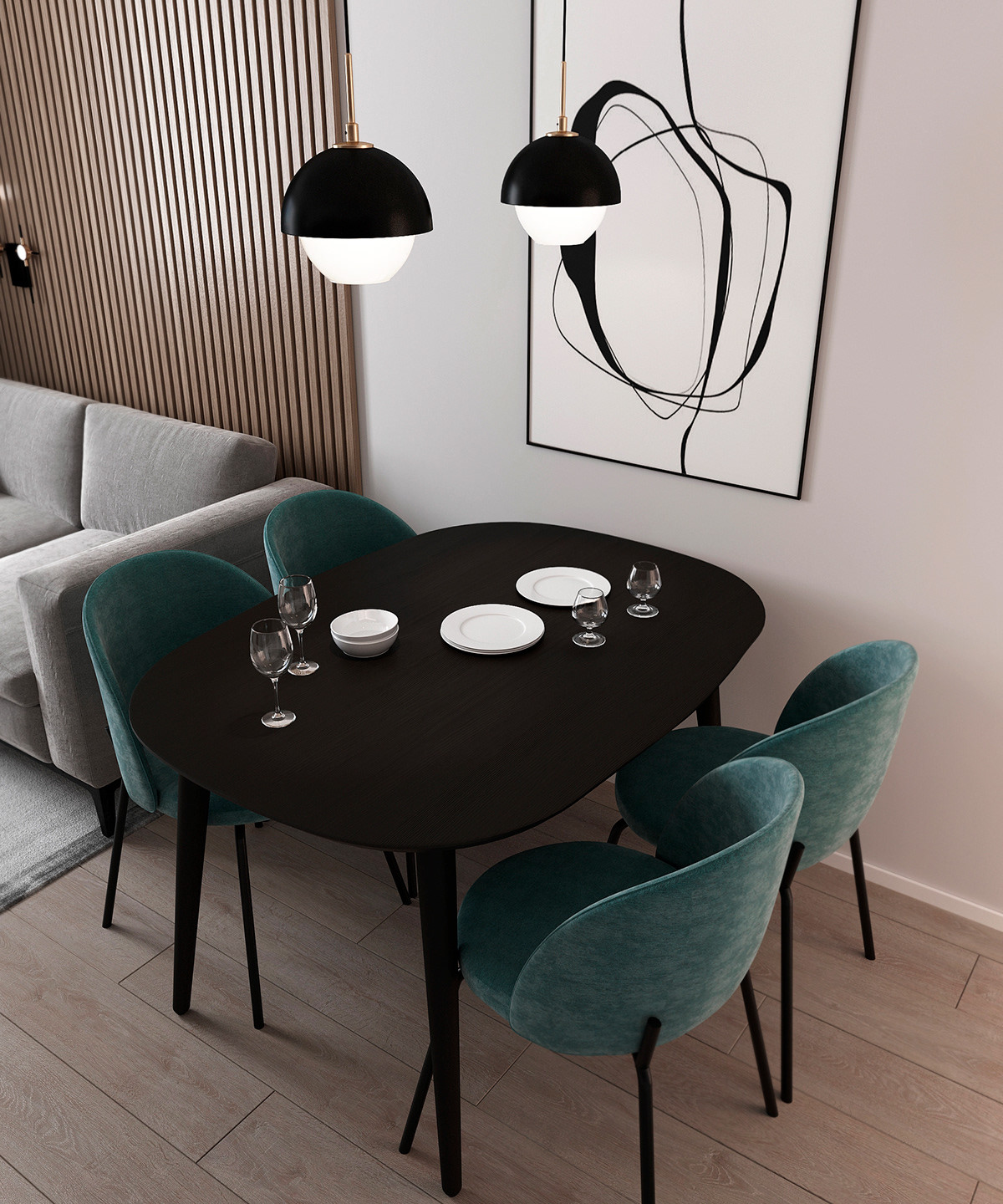 Обложка проекта: Дизайн интерьера двухкомнатной квартиры