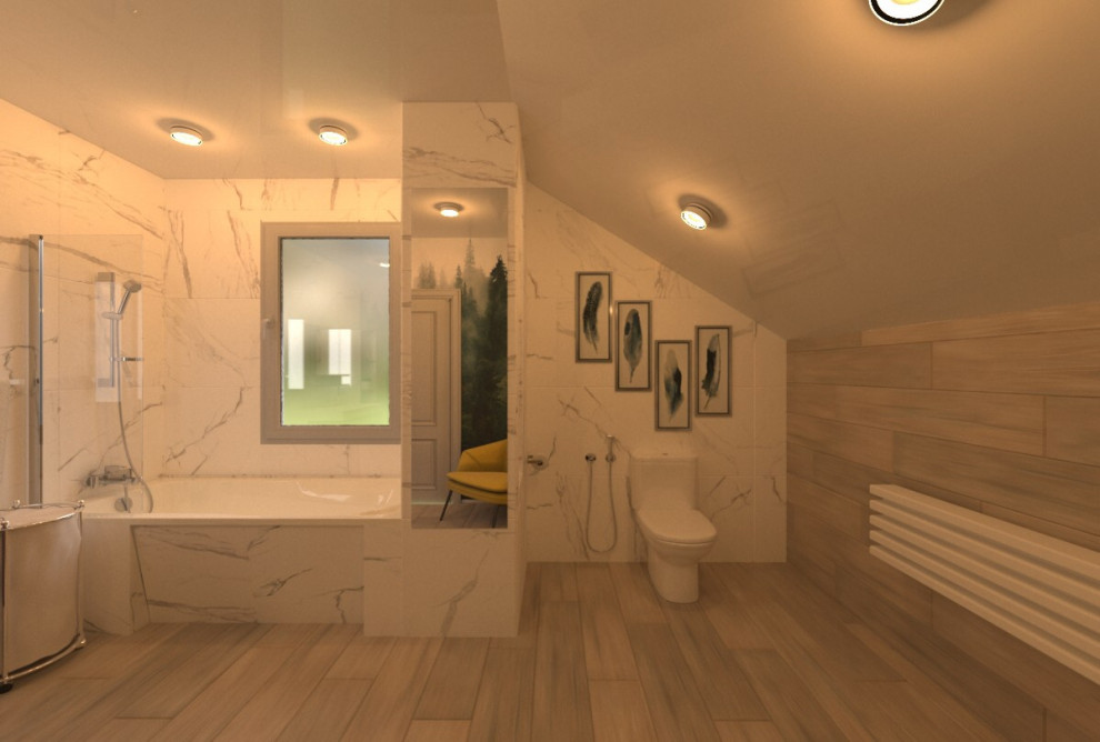 Обложка проекта: Проект ванной комнаты 12 кв метра.