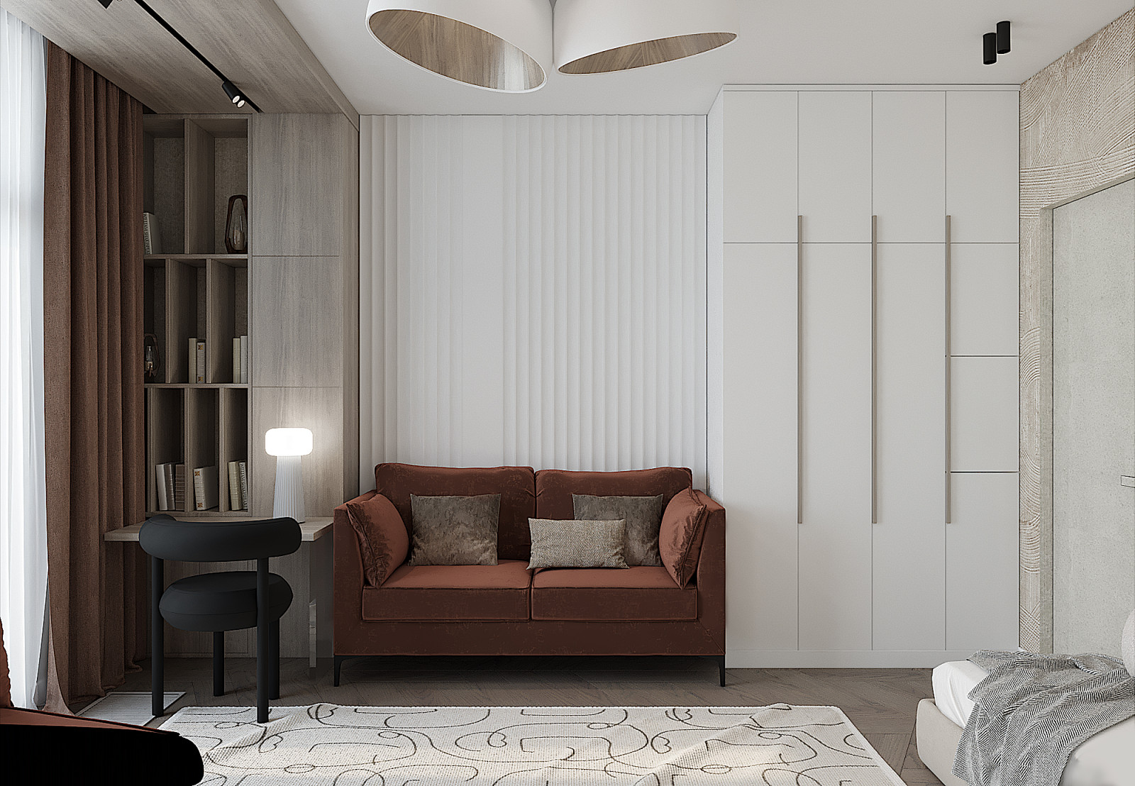 Интерьер 3-комнатной квартиры в ЖК Verona