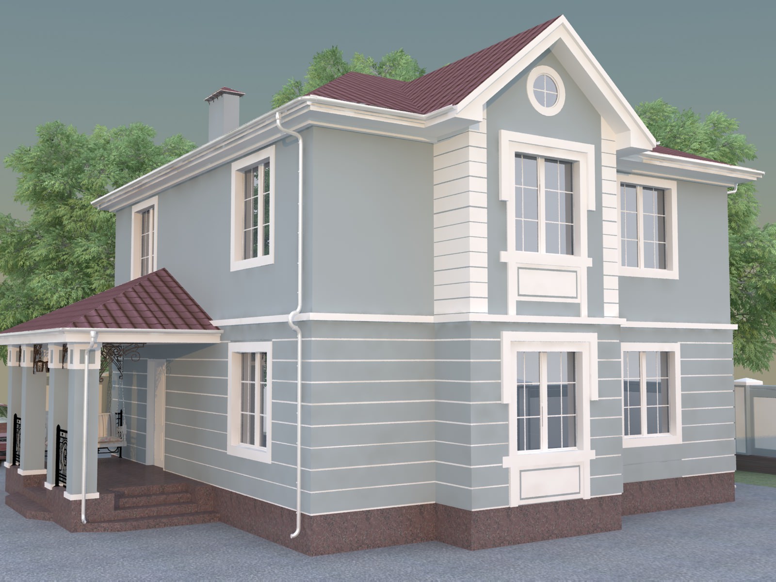 Коттедж в классическом стиле