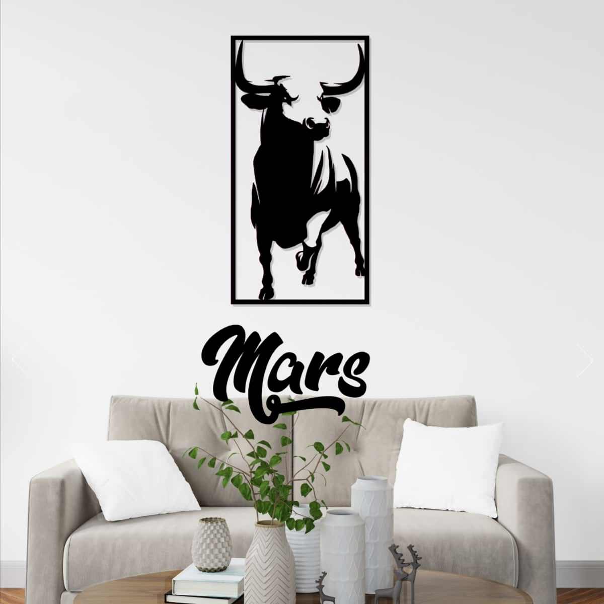 Настенный металлический декор