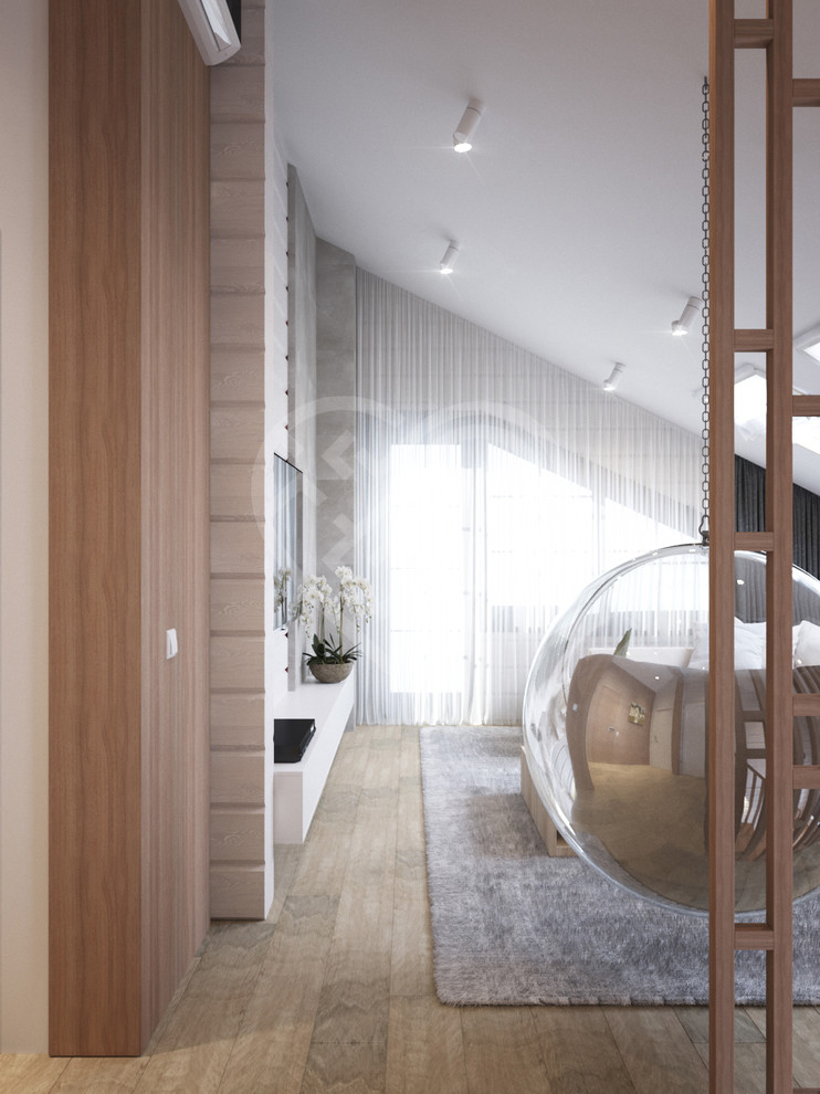 Дизайн интерьера дома из клеёного бруса в Подмосковье