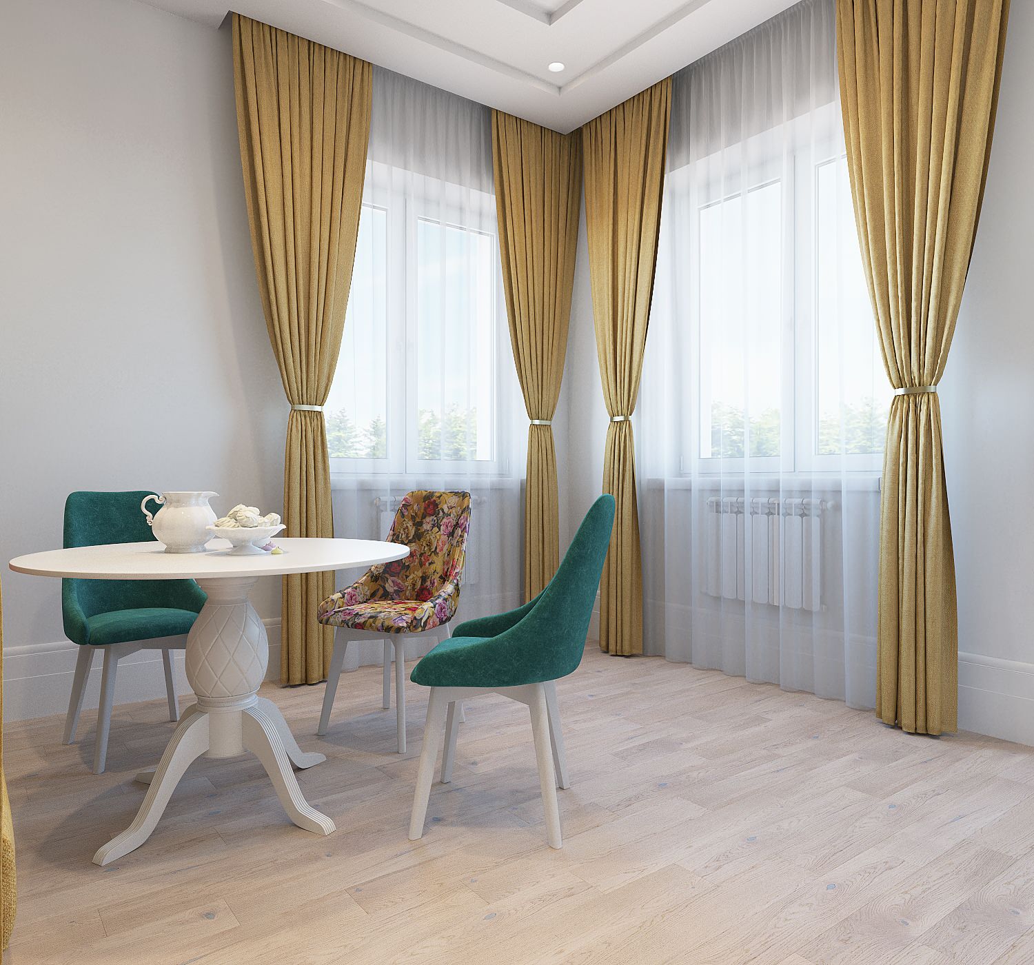 Кухня с птицами