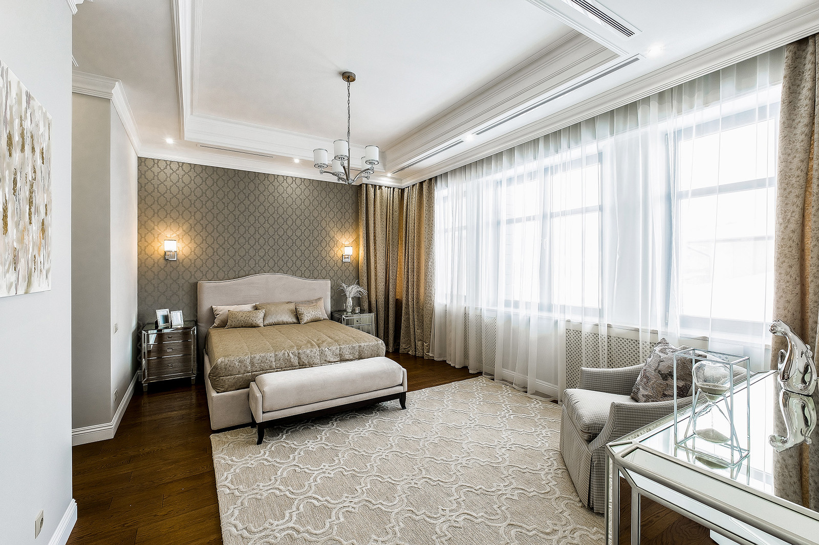 Уютный подмосковный коттедж в стиле ArDeco