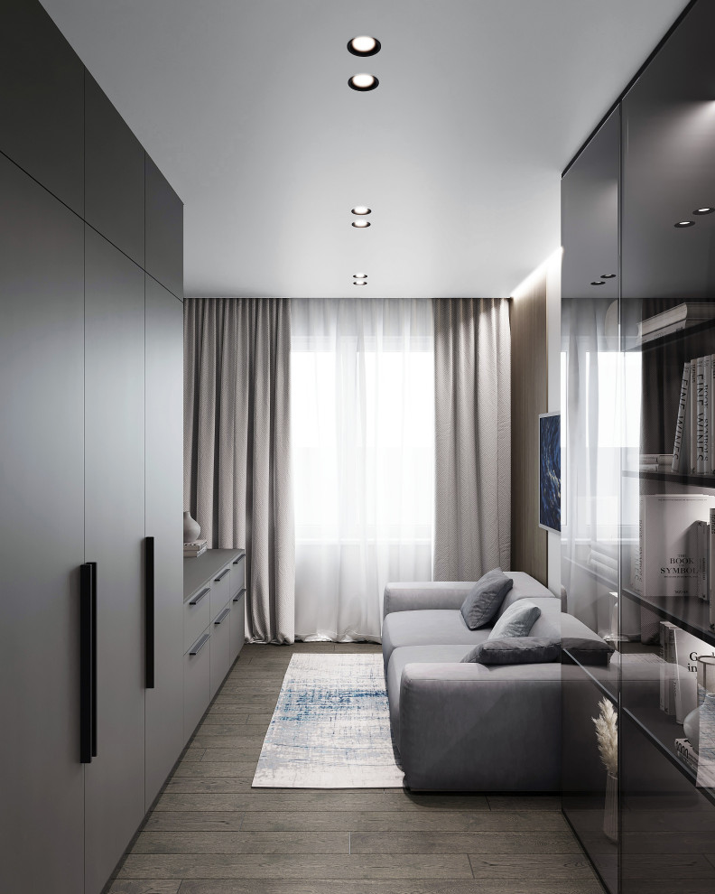 Дизайн интерьера квартиры с открытой террасой в жилом комплексе "Тармо"