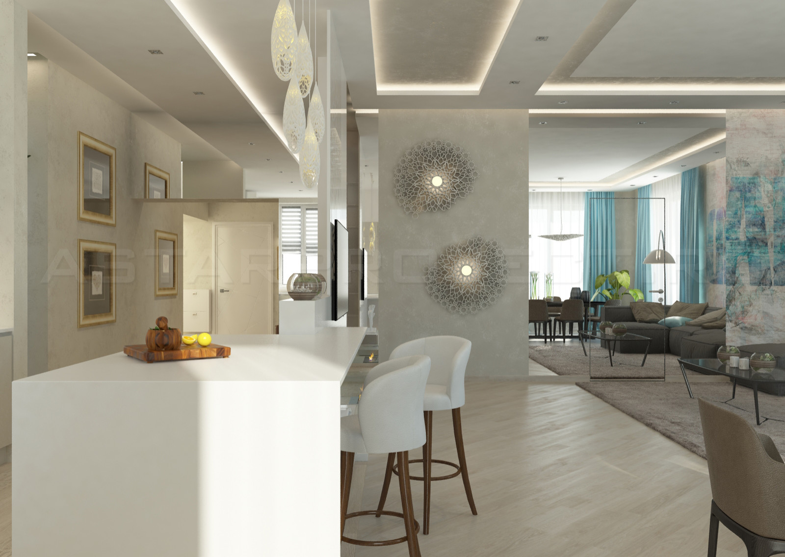 Краски лета(гостиная)