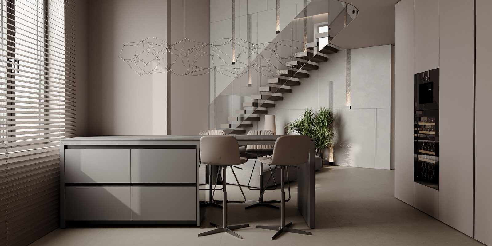 Двухуровневая квартира 120 м2, ЖК Дом На Пушкина, Калининград