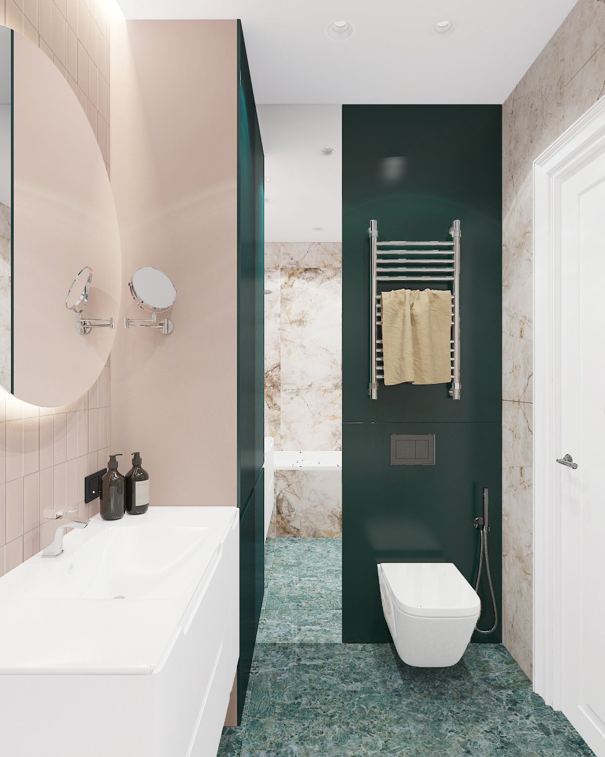 Ванная в ЖК Лефортово парк, Москва