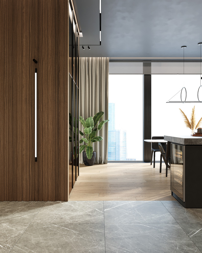 интерьер апартаментов МФК "Neva Towers" 120м2