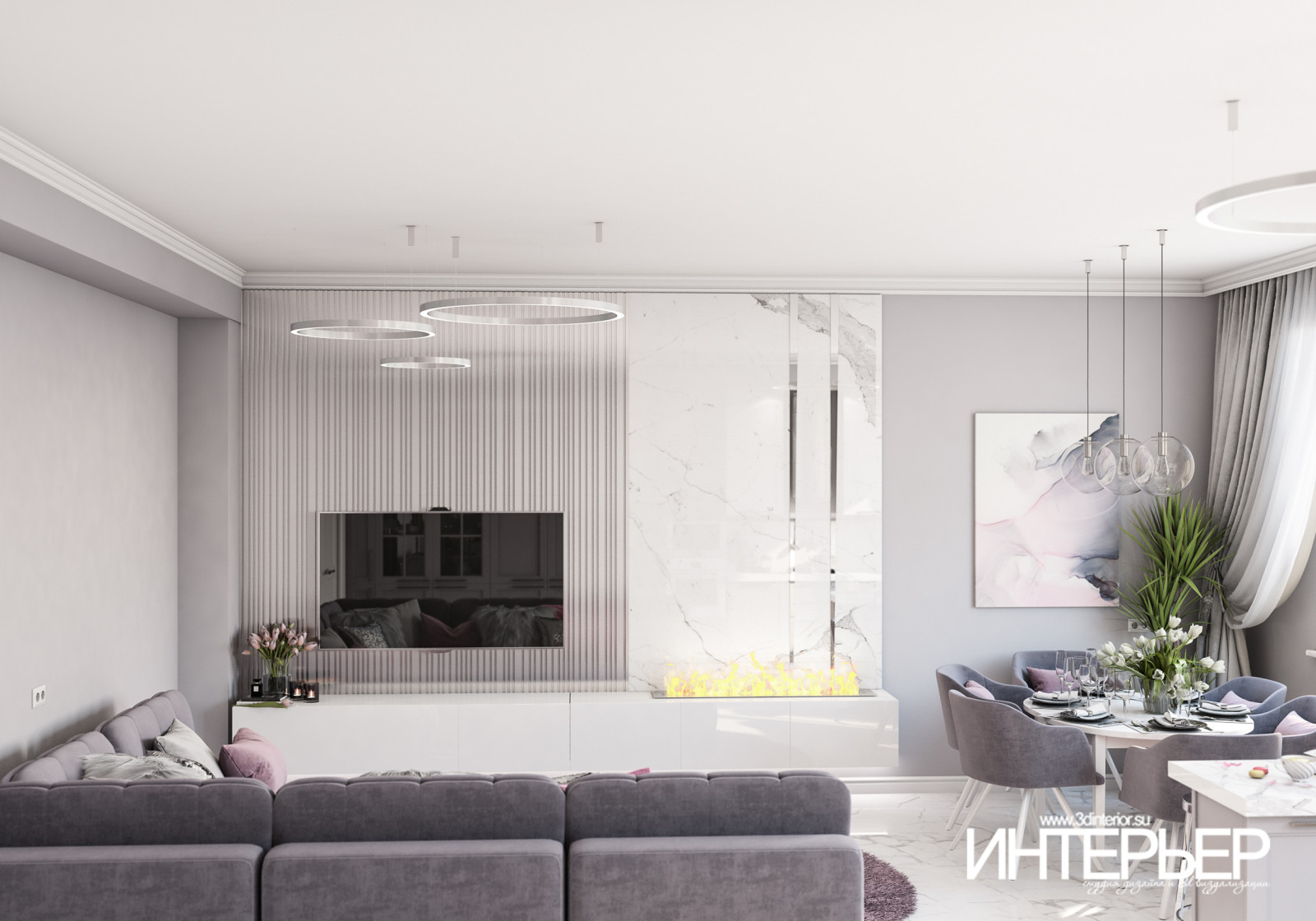 Дизайн-проект квартиры в г.Кисловодске