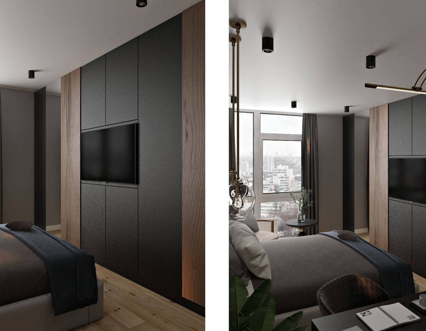 ЖК Spires, 3 комнаты, 81м²