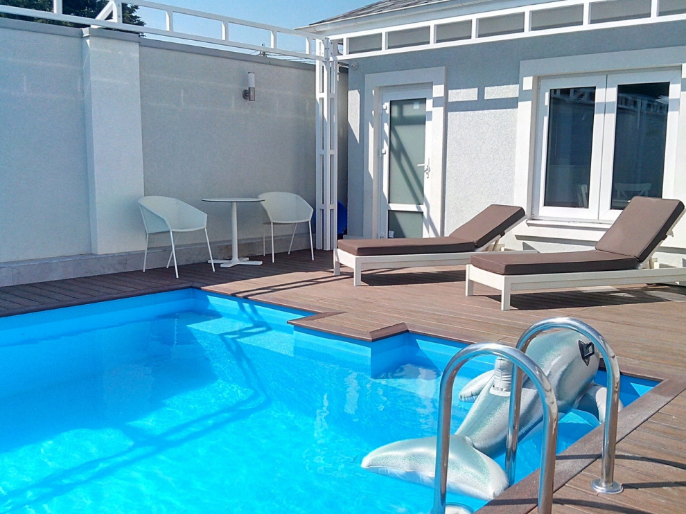 Террасы для бассейнов, причалов