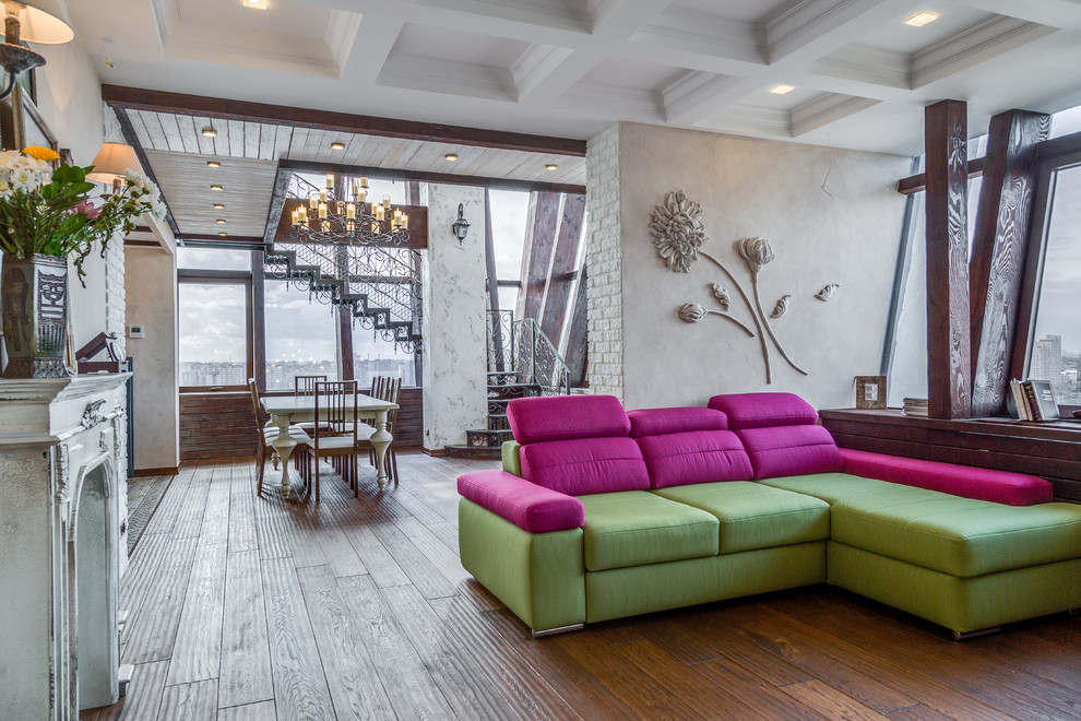 Пентхаус в Санкт-Петербурге. Мебель и отделка из массива.