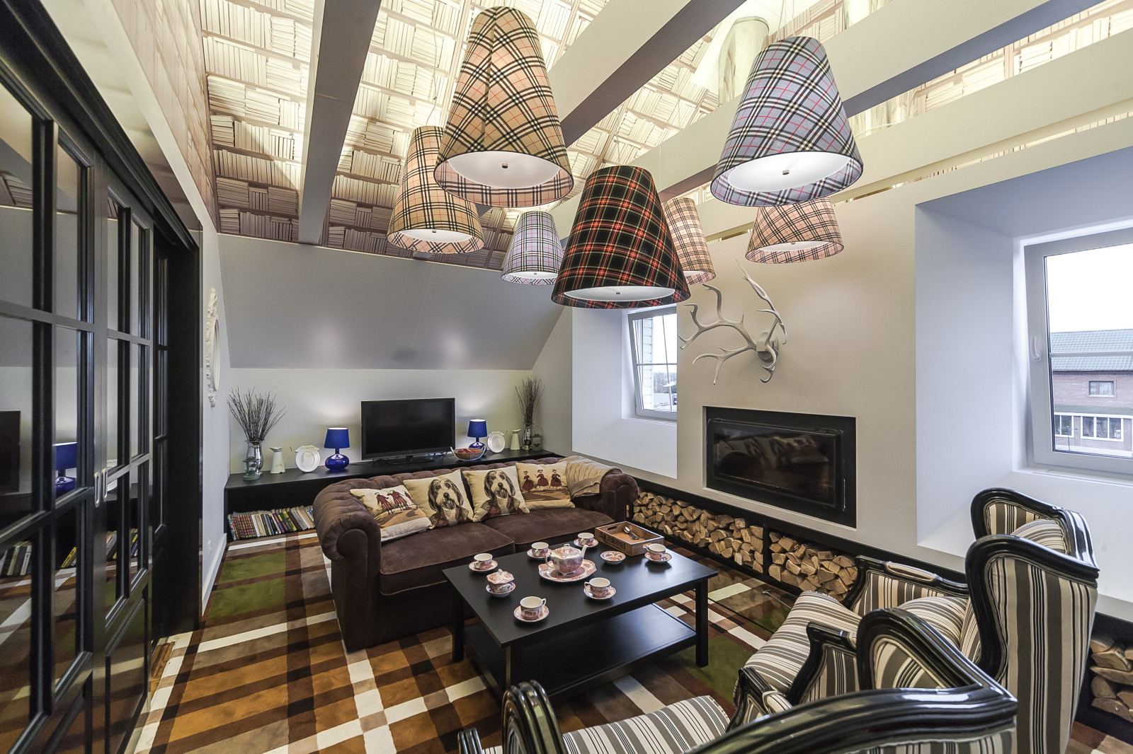 проект гостиной комнаты для программы "Дачный Ответ"