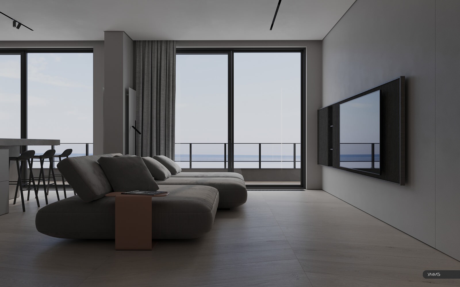 ATLANTIS A | Проект квартиры в Зеленоградске ЖК Атлантис 82 м2