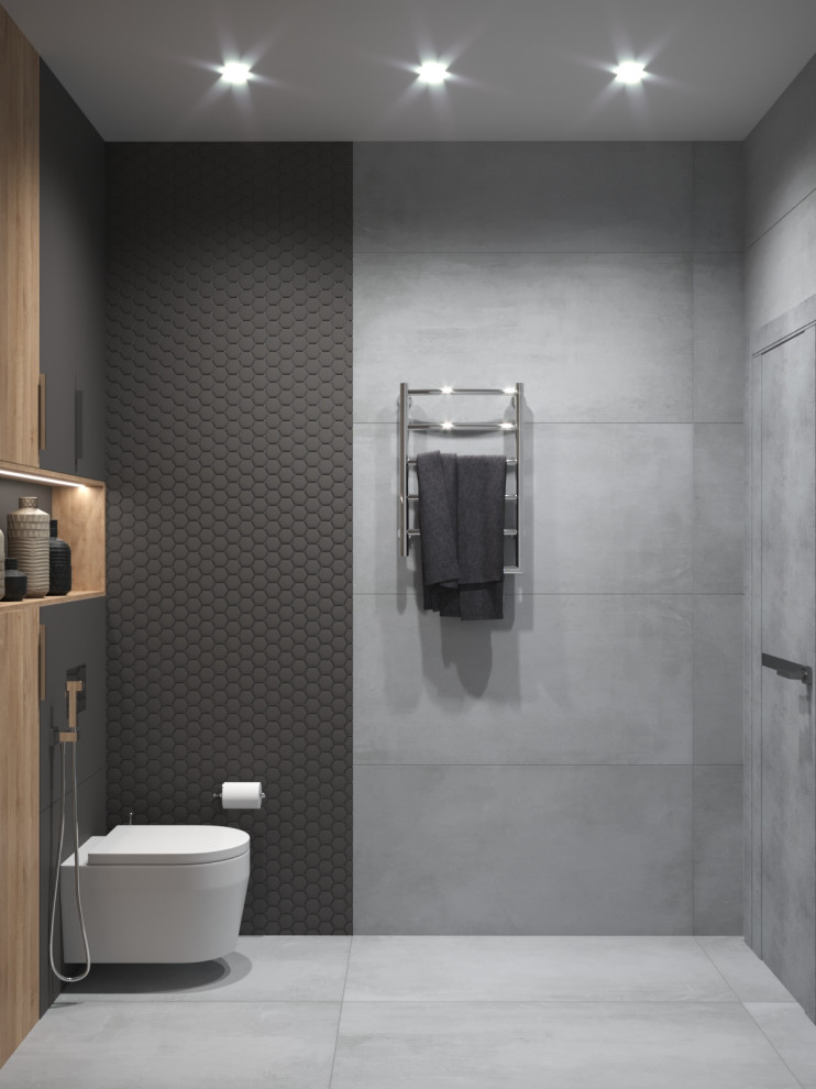 Туалет в стиле лофт