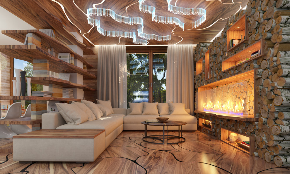 Городская квартира в стиле шале