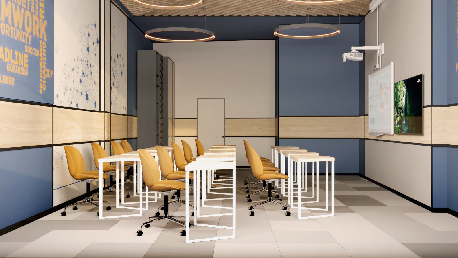 Дизайн переговорной аудитории для офиса