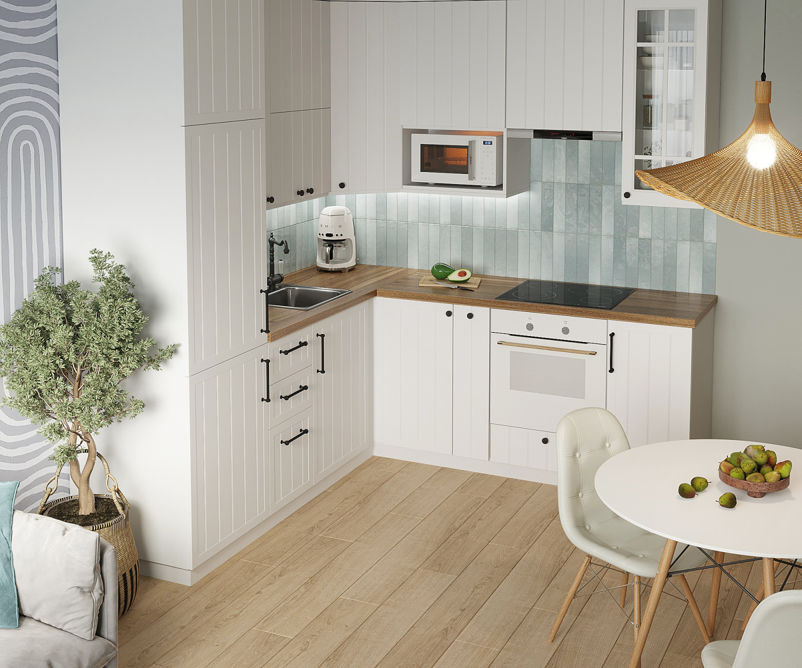 Реконструкция квартиры с существующей мебелью