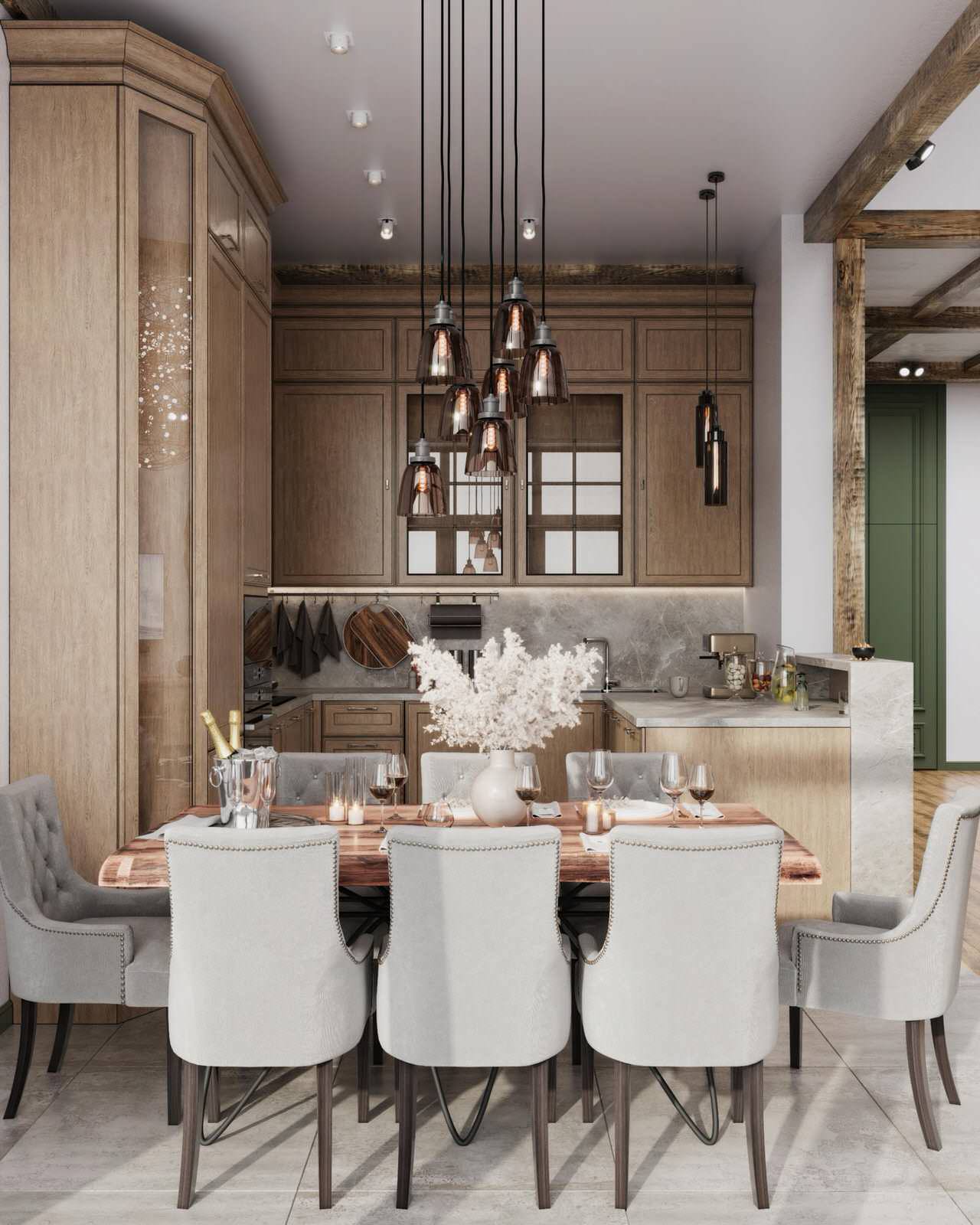 Интерьер дома в КП "Лагри Парк"