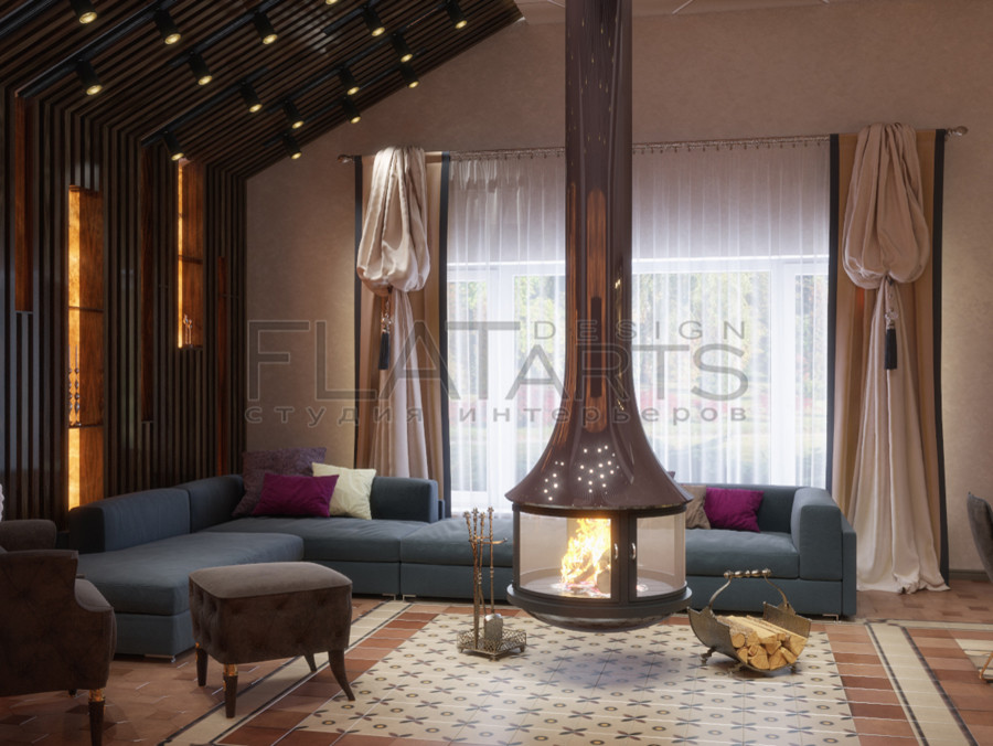 Дизайн банного комплекса 80 кв.м.