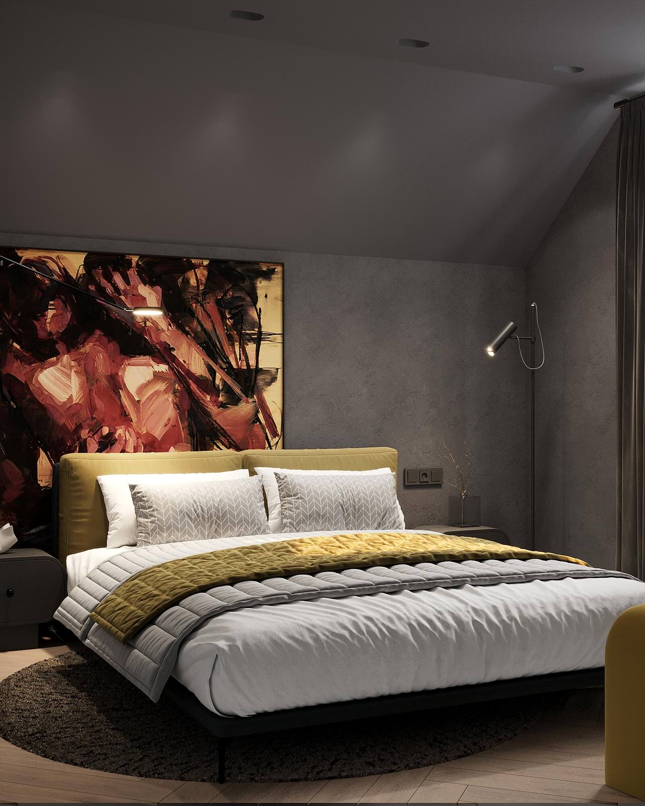 Обложка проекта: Коттедж 180 кв.м. г. Томск Спальня