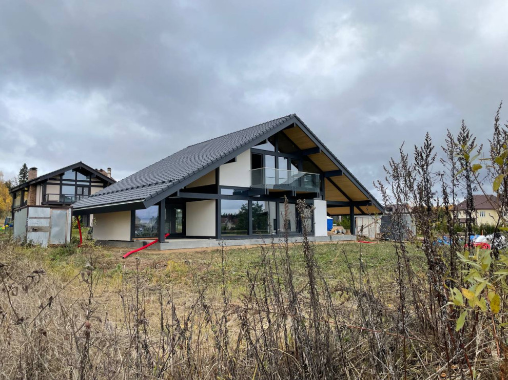 Обложка проекта: Классический фахверк по проекту Монтего-Бей 250м²