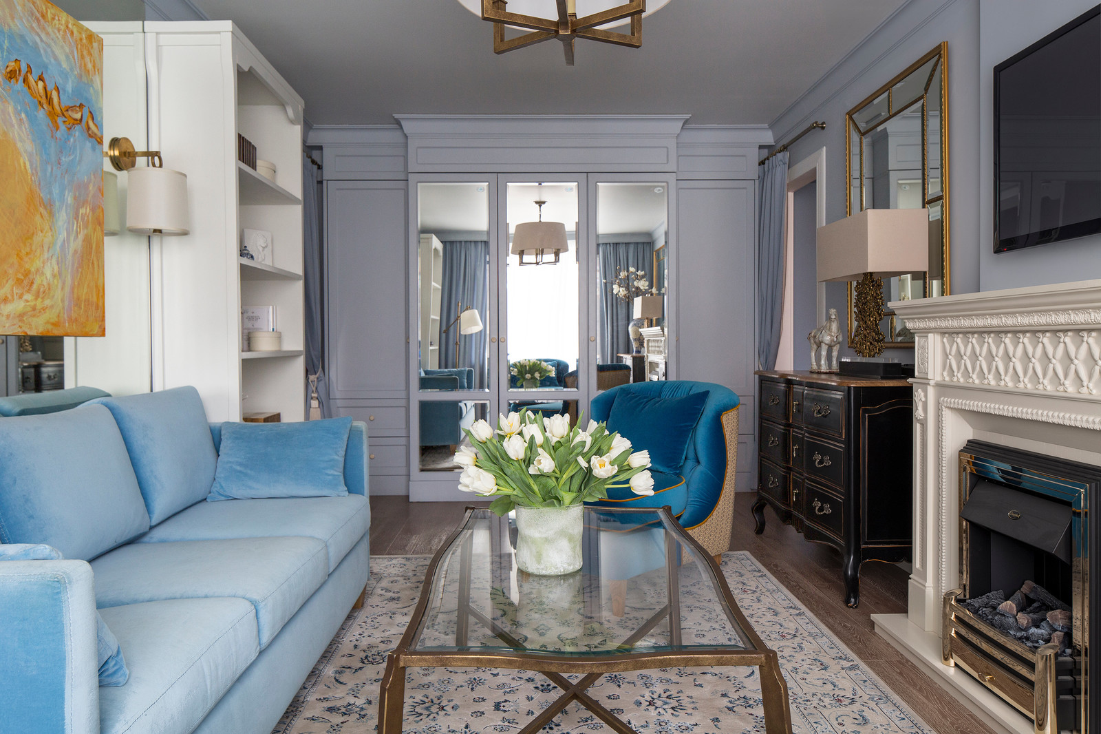 ПОДНЕБЕСНАЯ ГОСТИНАЯ - ТВ-Проект "Квартирный Вопрос" - стиль шинуазри