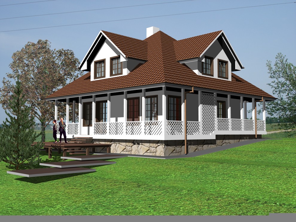 3D: Визуализация экстерьеров частных домов