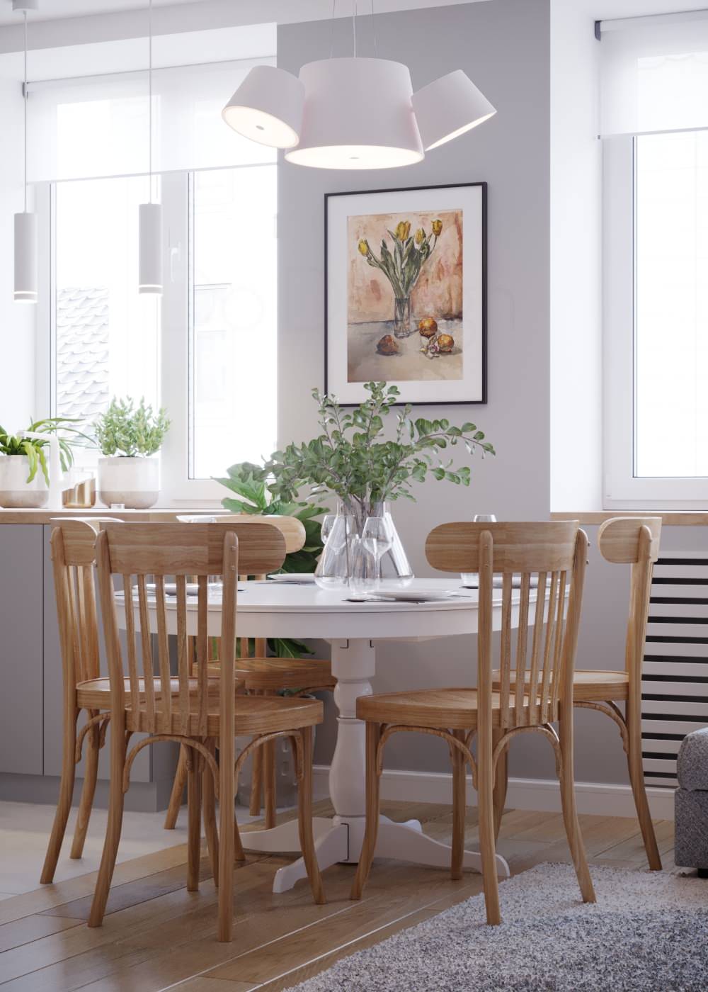 Кухня-столовая. ЖК Каменноостровский