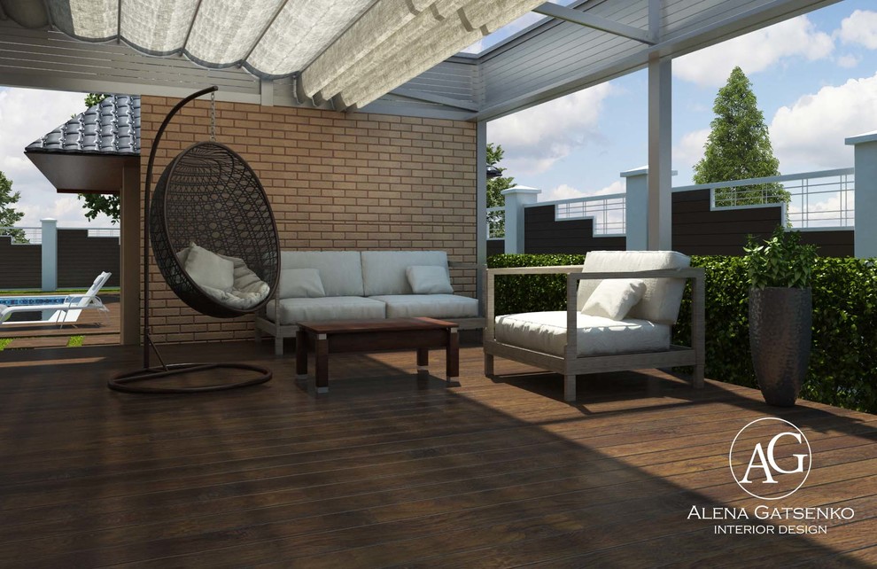 Дизайн частного дома в пастельных тонах