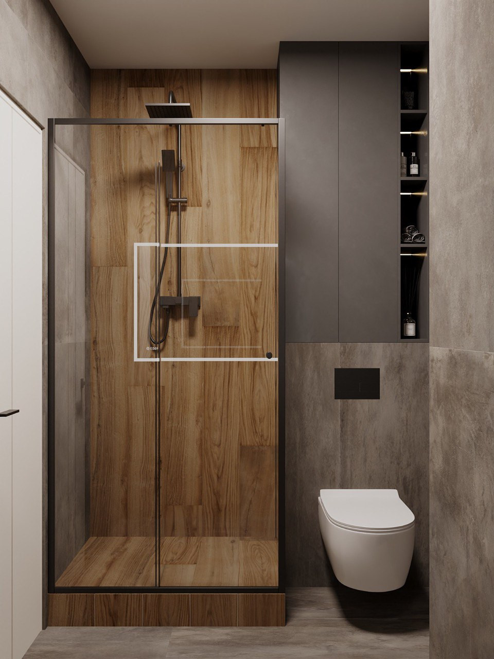 Обложка проекта: холостяцкая небольшая квартира в Немчиновке, Московская область