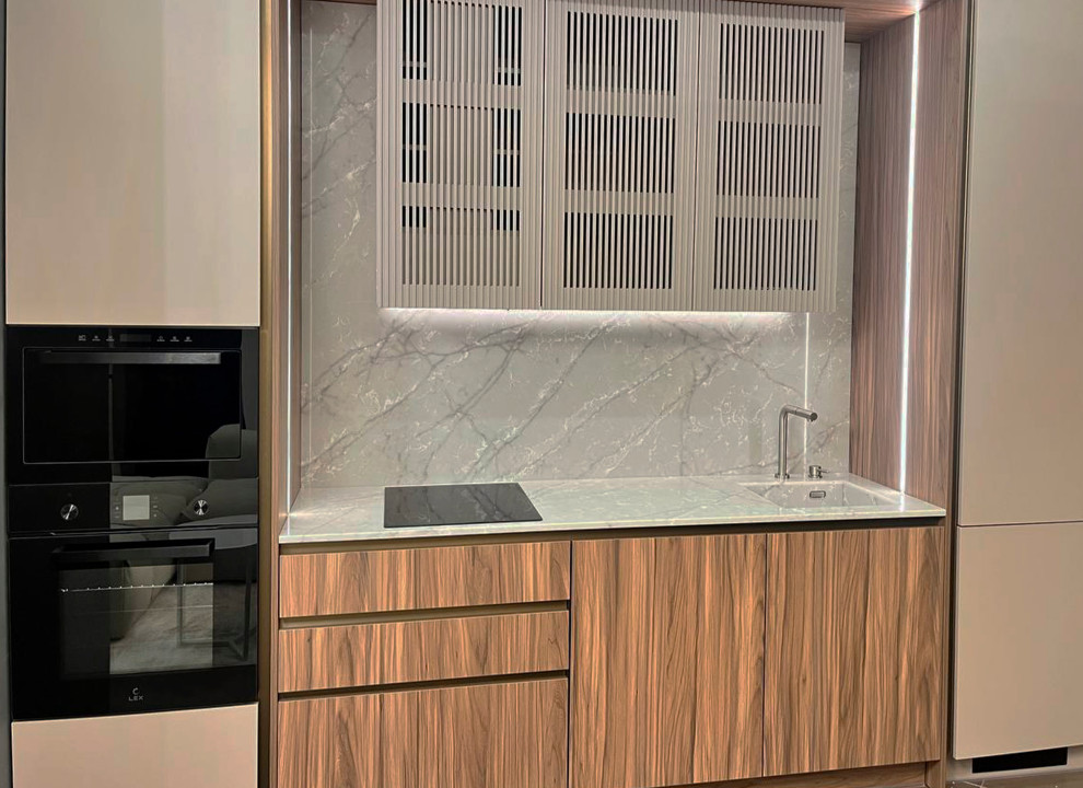 Обложка проекта: Светопропускающий кварц San Marco от Quantra Quartz