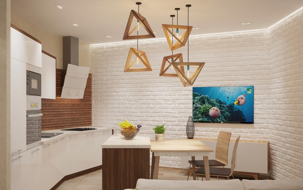 Проект однокомнатной квартиры на молодого человека