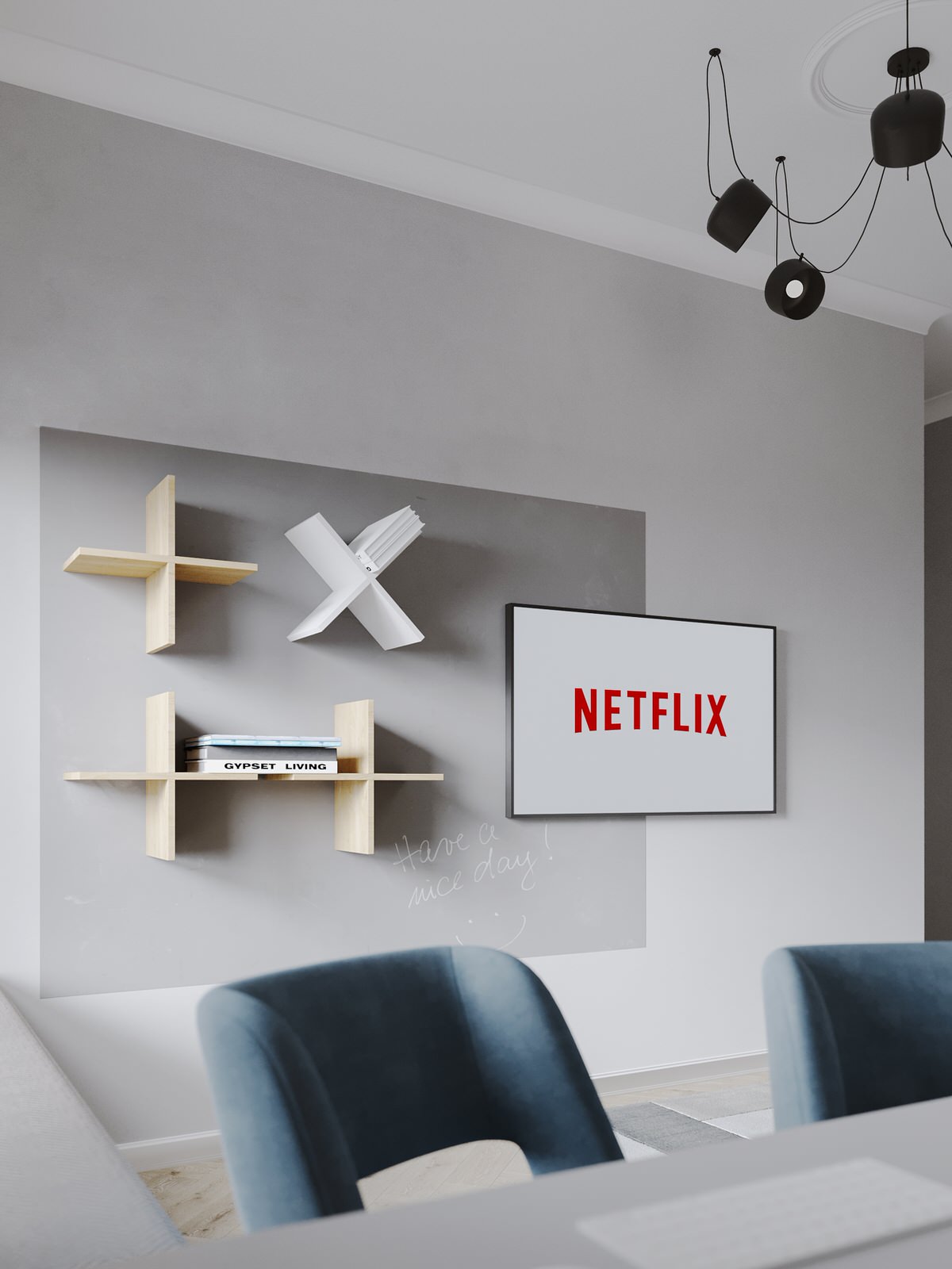 Трехкомнатная квартира в классическом европейском стиле