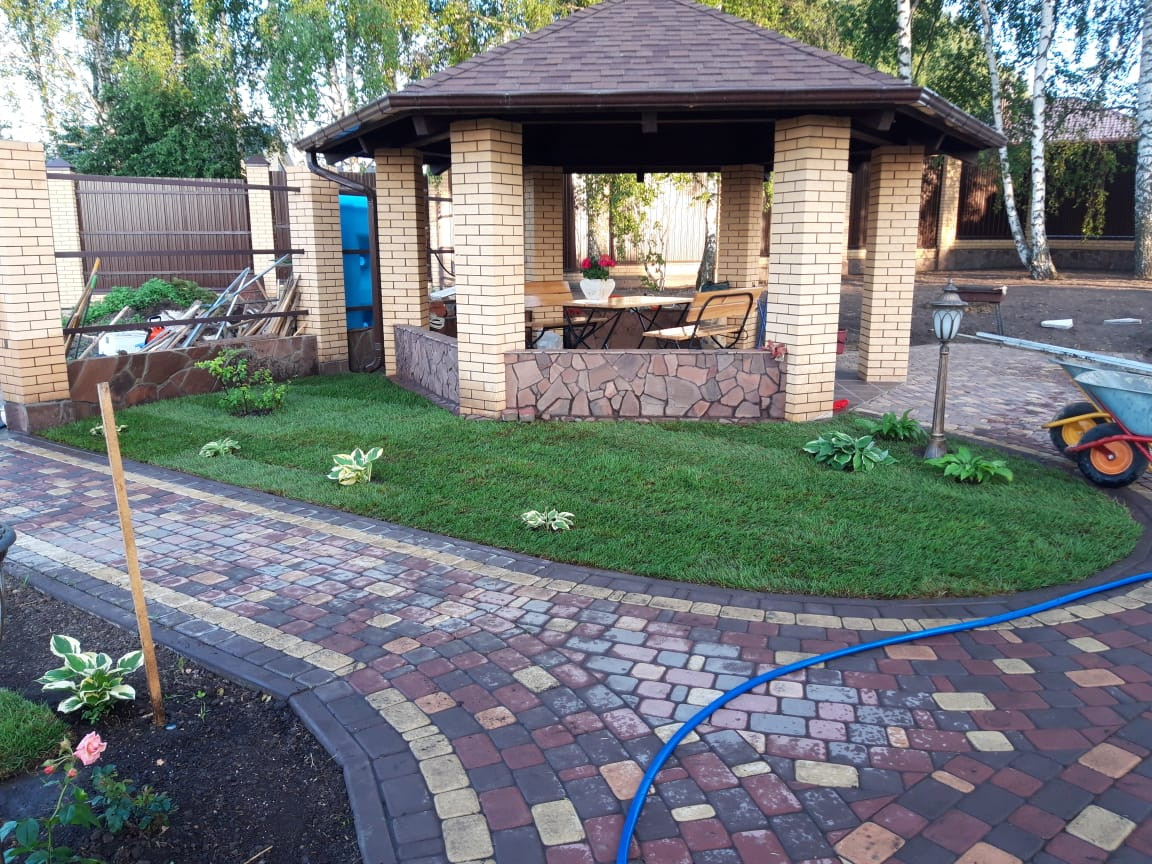 Landscape design of the territory (Oryol region)