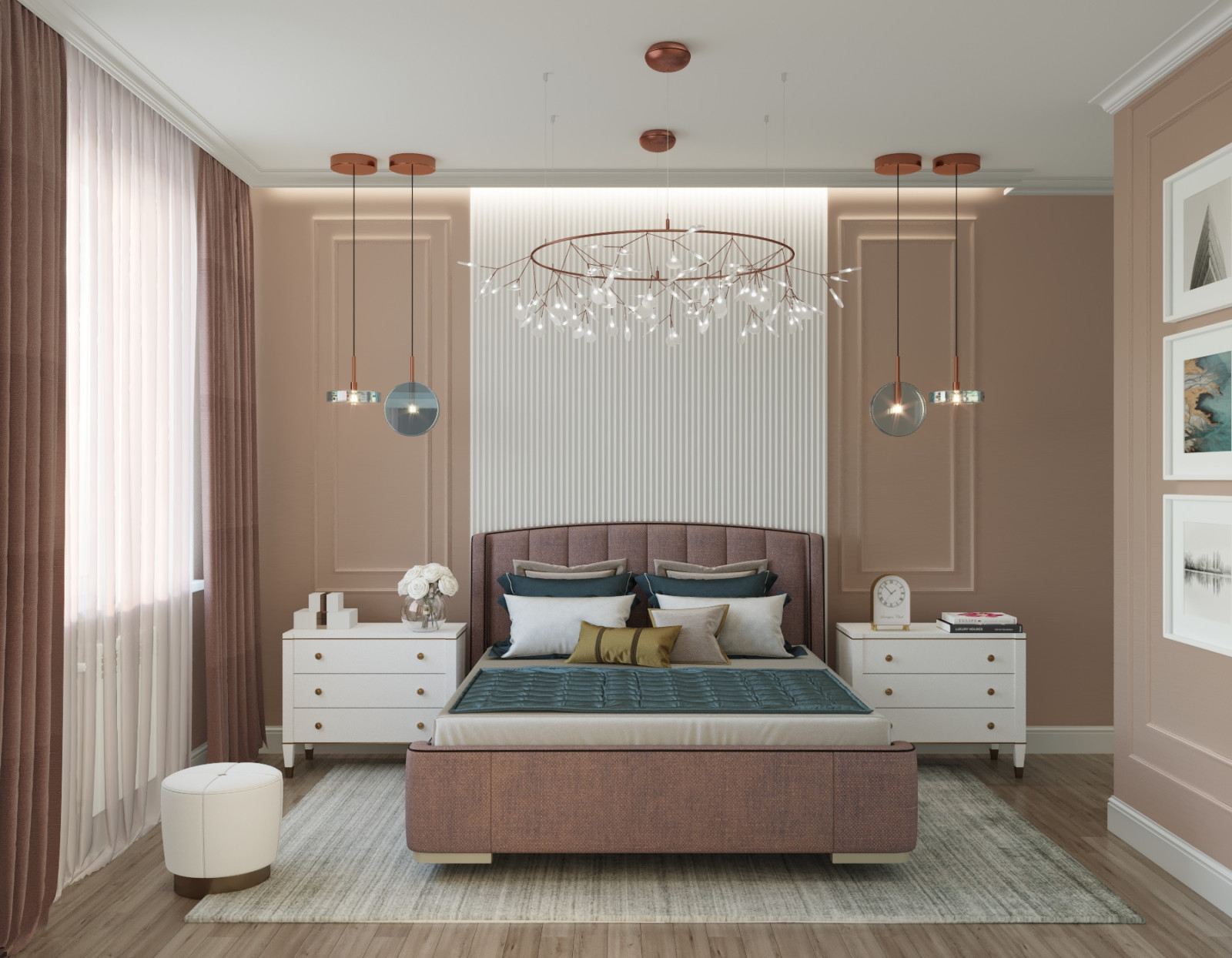 Дизайн интерьера 3-х комнатной квартиры в ЖК Берёзовая Роща