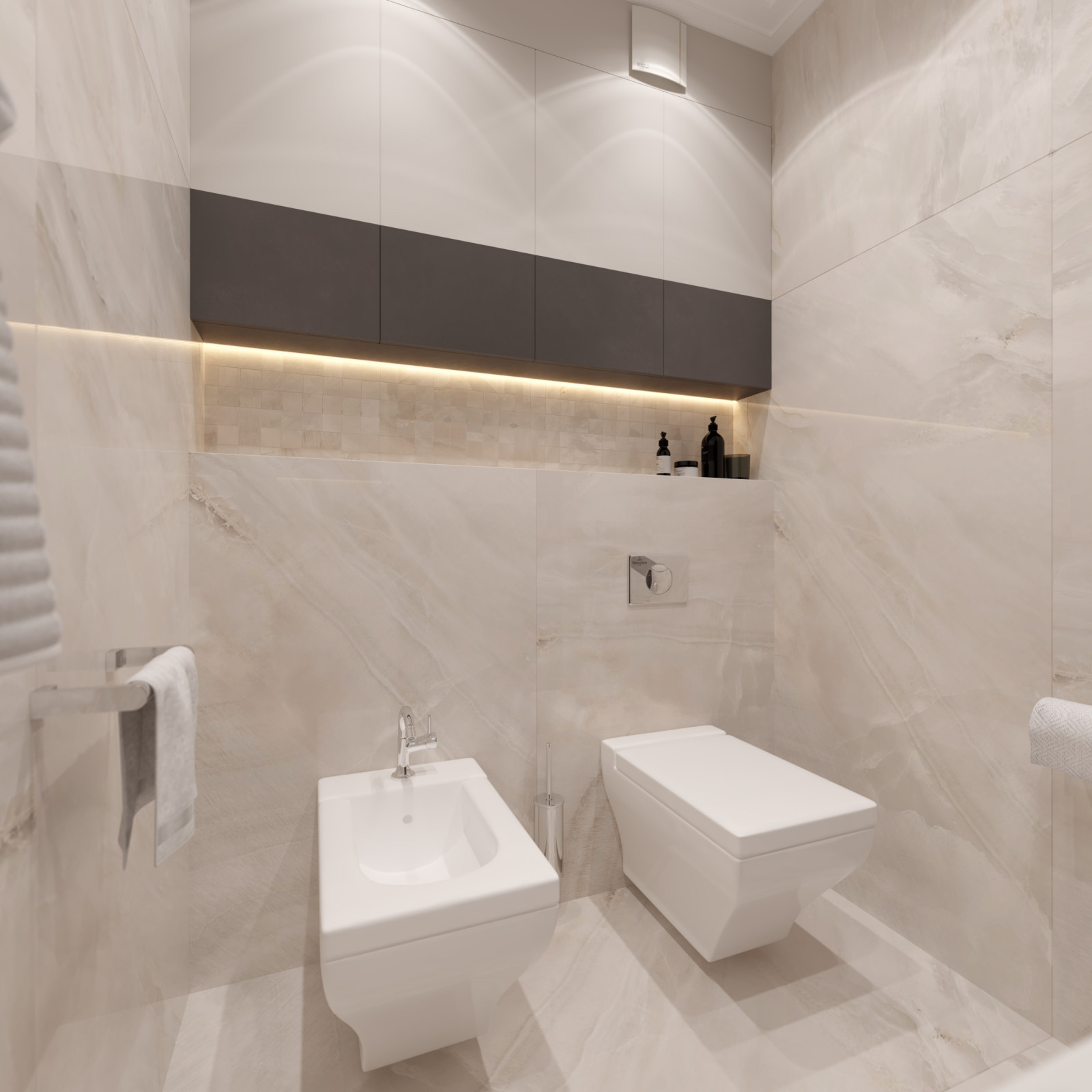 Дизайн интерьера квартиры. 168 кв.м. Soft contrasts.