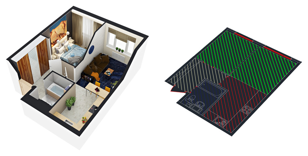 3D-планировки студии "Уютная Квартира"