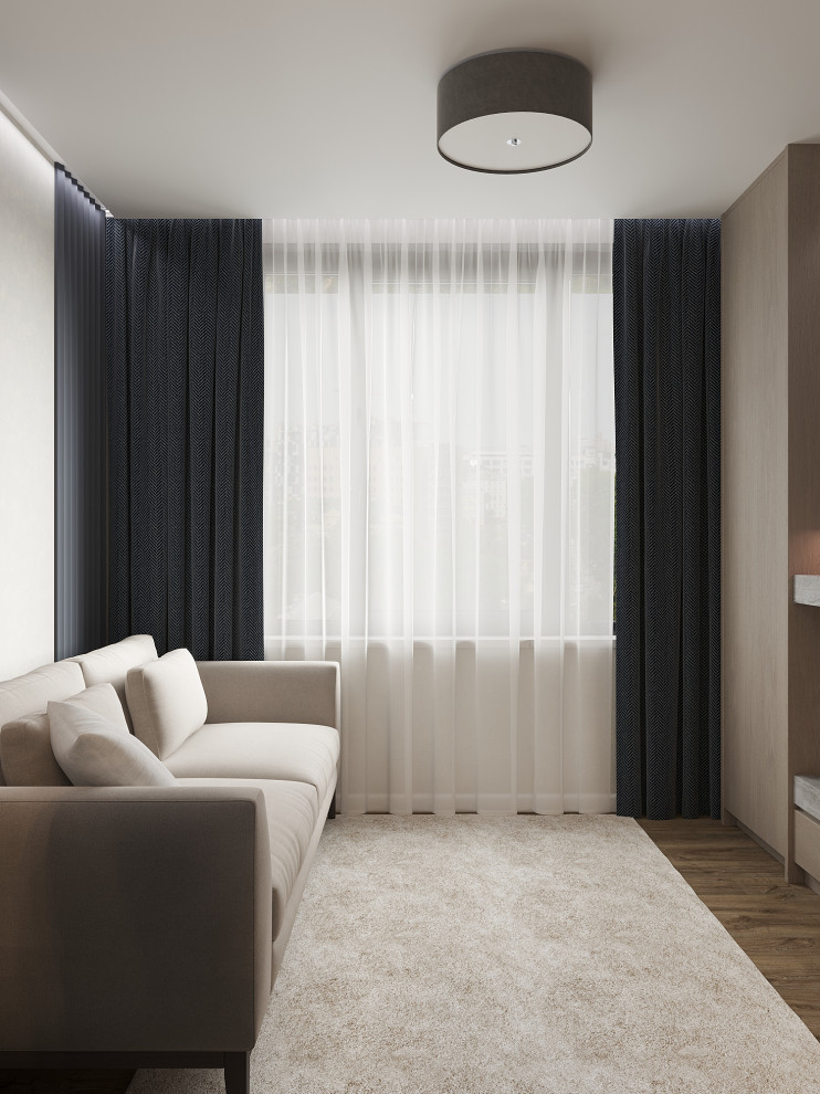 Обложка проекта: Дизайн-проект квартиры в ЖК "На Некрасова"