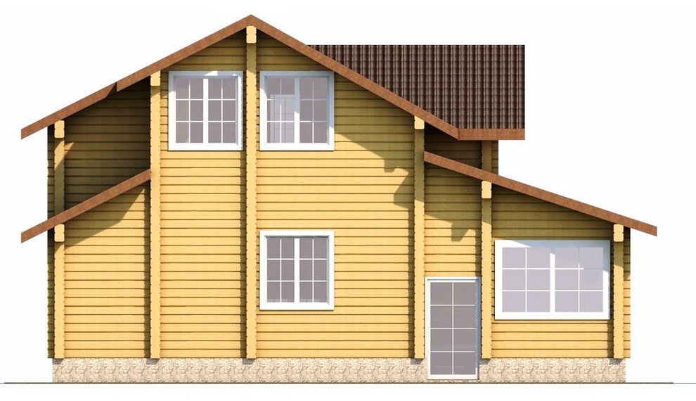 Обложка проекта: Загородный дом, баня и беседка из профилированного бруса в г. Нижний Новгород